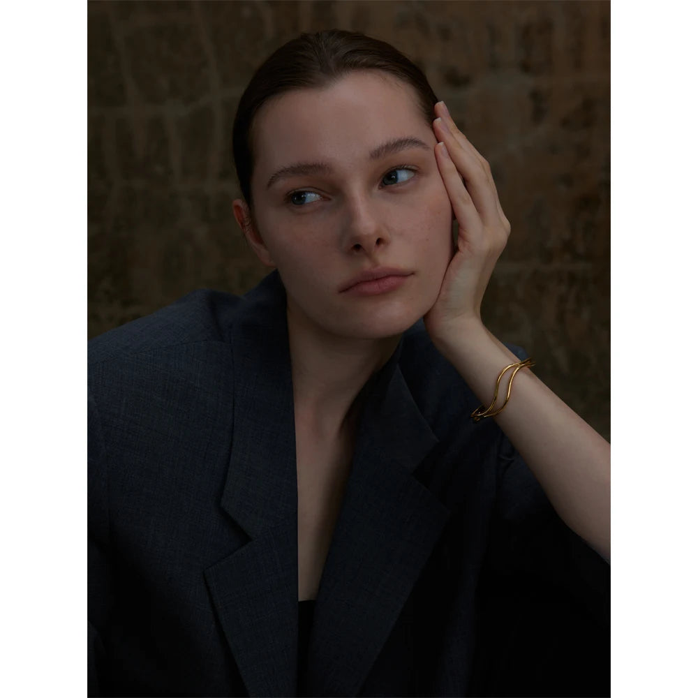 Bracelete New Unique Banhado em Ouro 18K