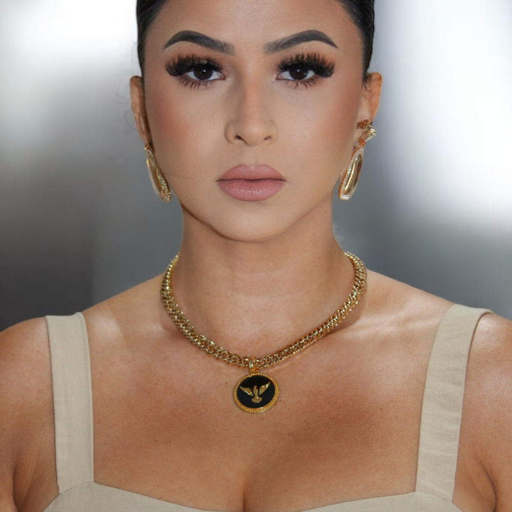 Colar Divino Banhado em Ouro 18K