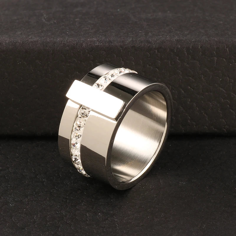 Anel Fashion Zircônia Banhado em Ouro 18K