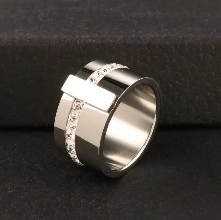 Anel Fashion Zircônia Banhado em Ouro 18K