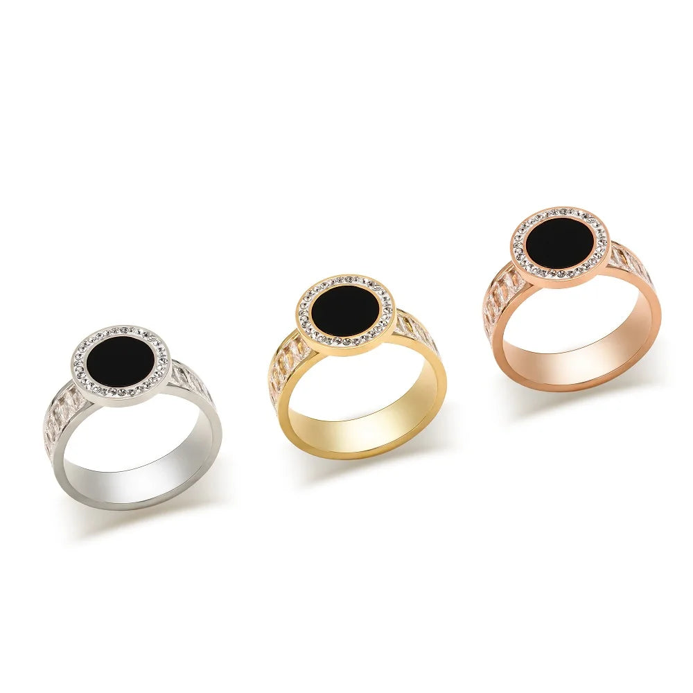 Anel Anna Zircônias Banhado em Ouro 18K