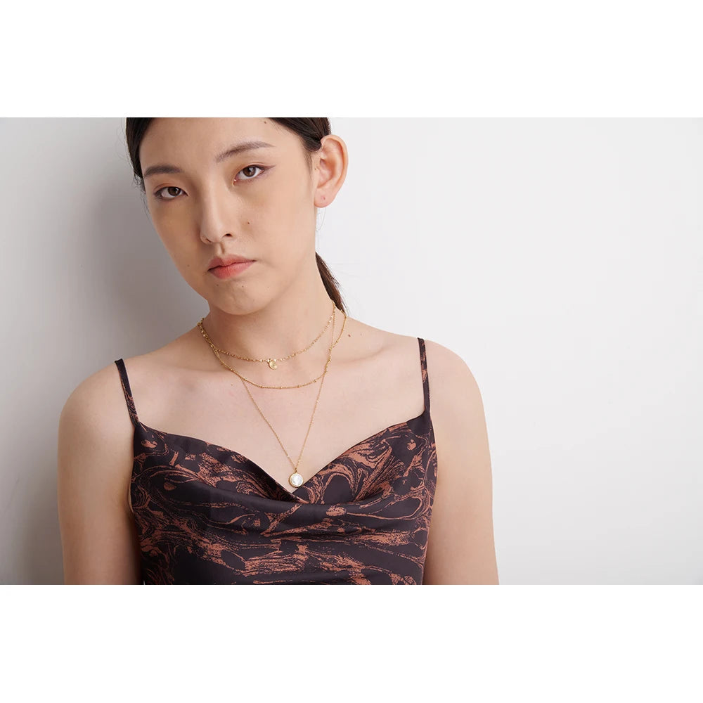 Mix de Colar Elegance Banhado em Ouro 18K