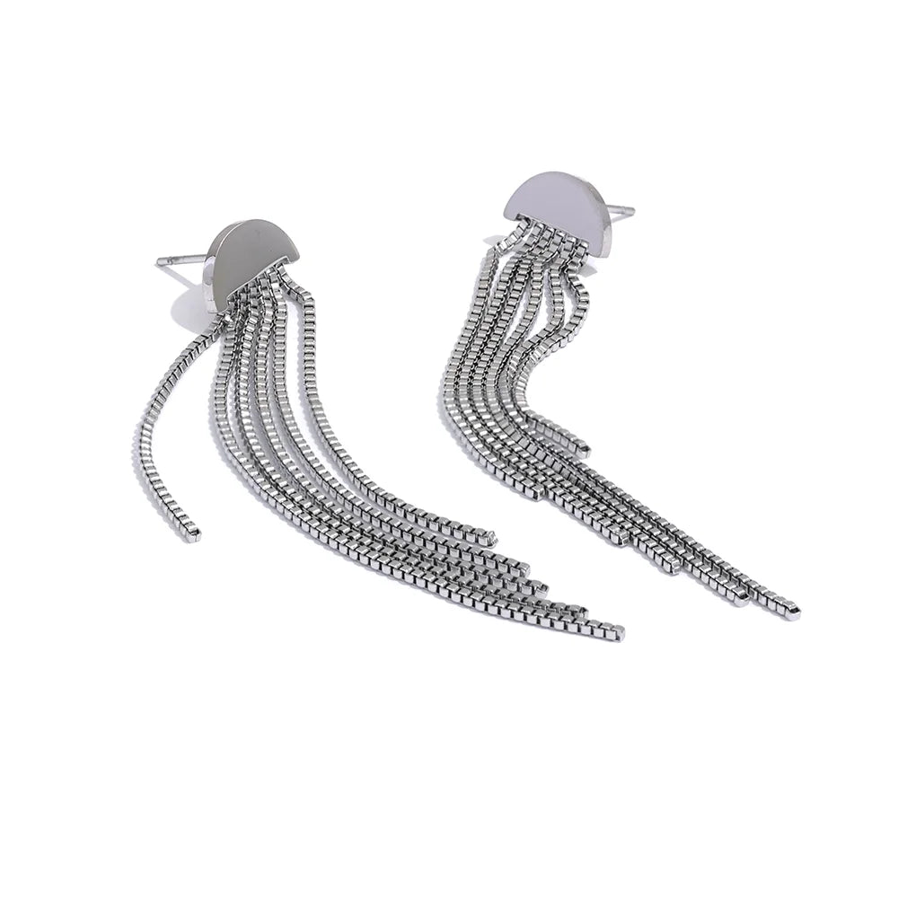 Brinco Franja Banhado em Ouro 18K