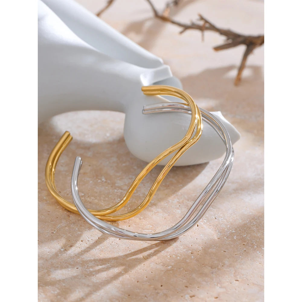 Bracelete New Unique Banhado em Ouro 18K