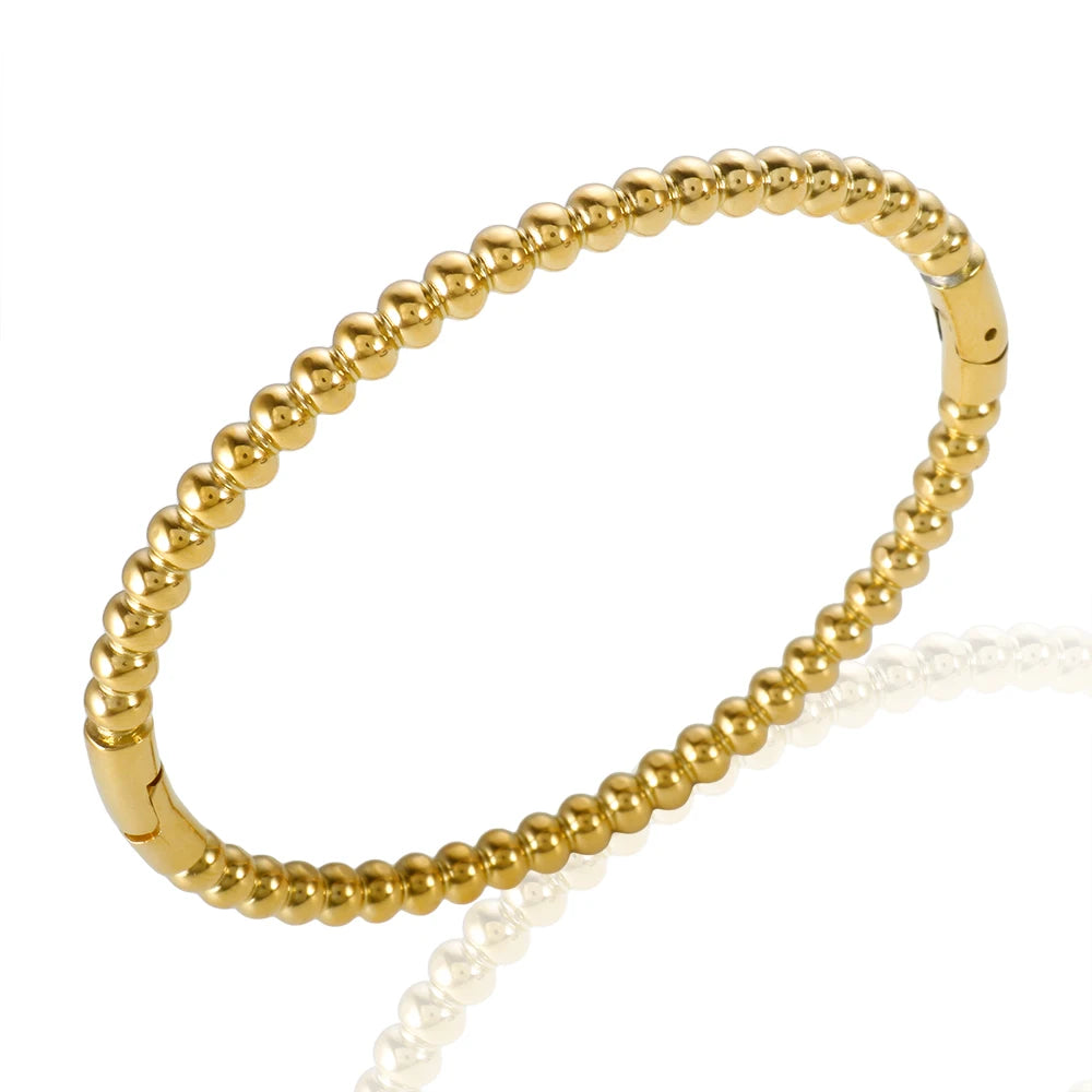 Bracelete Bolas Banhado em Ouro 18K