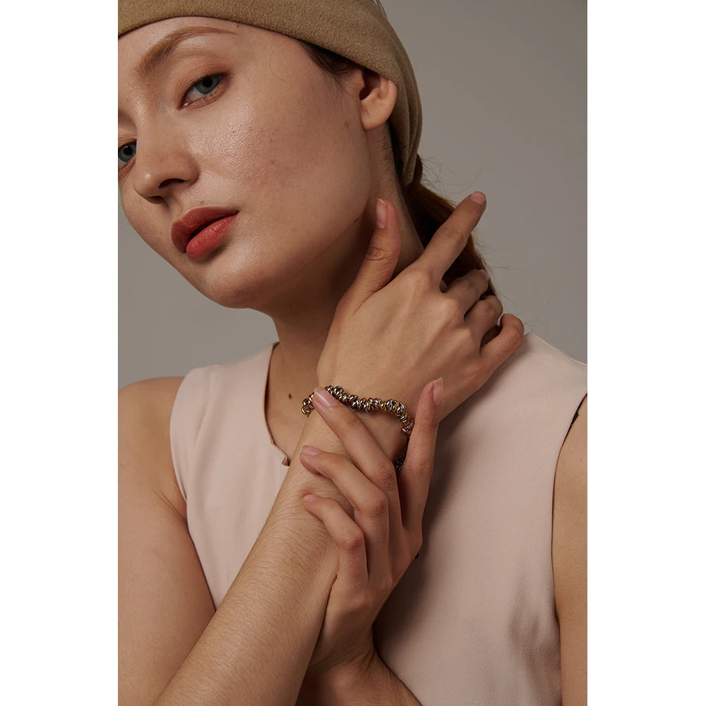 Pulseira Robusta Banhado em Ouro 18K