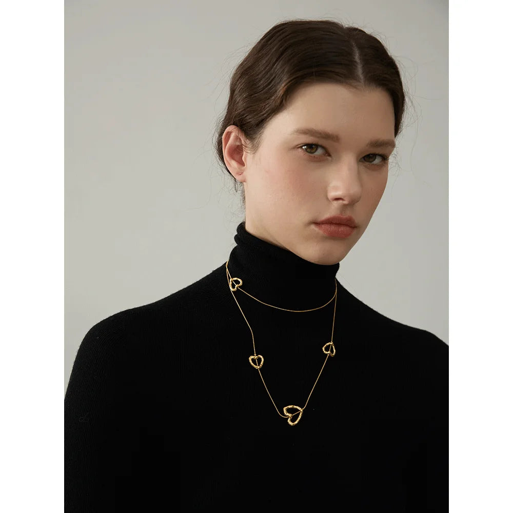 Colar Amor Banhado em Ouro 18K