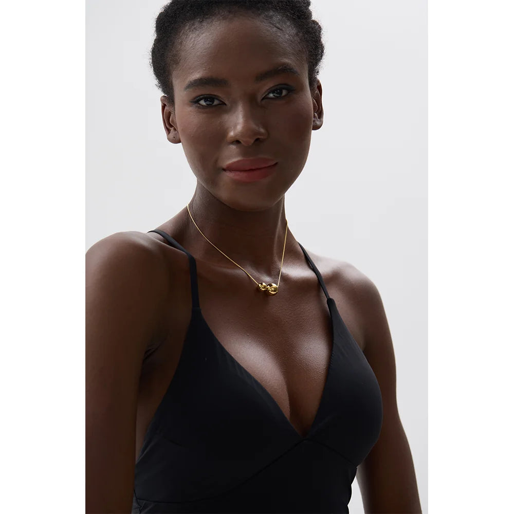 Colar Balls Banhado em Ouro 18K