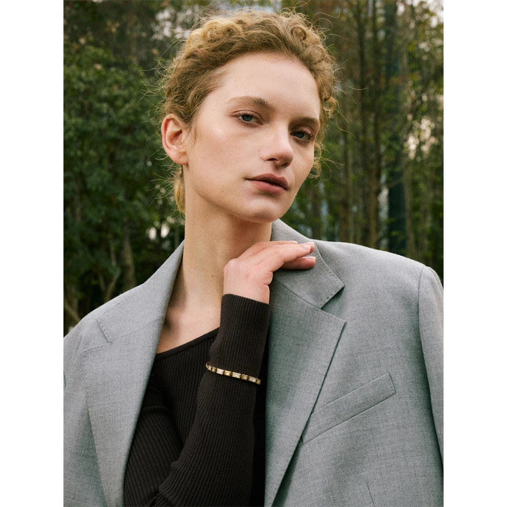 Pulseira Cubic Banhado em Ouro 18K