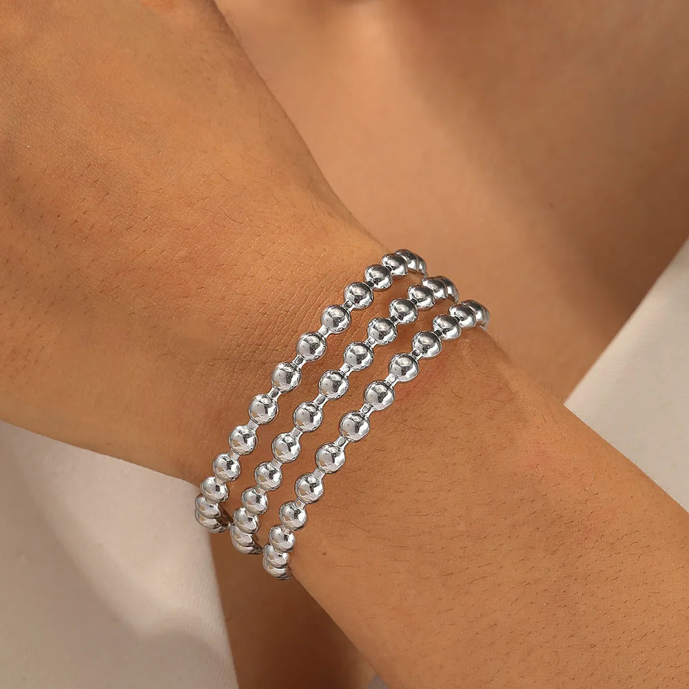 Bracelete 3 Camadas Banhado em Ouro 18K