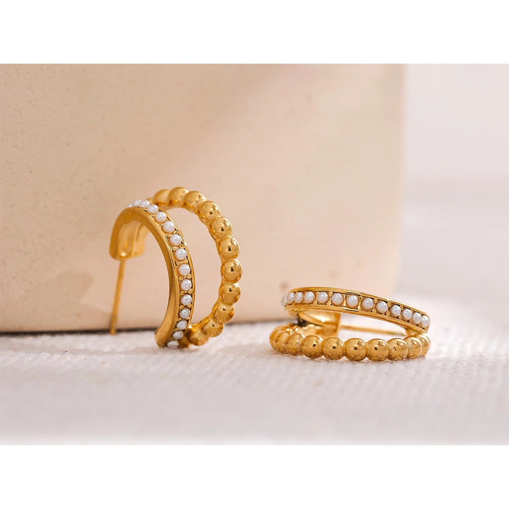 Brinco Vintage Banhado em Ouro 18K