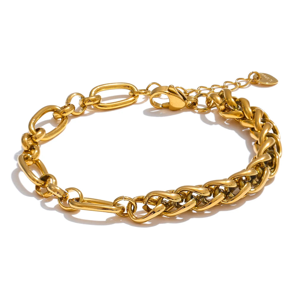 Pulseira Fashion Banhado em Ouro 18K