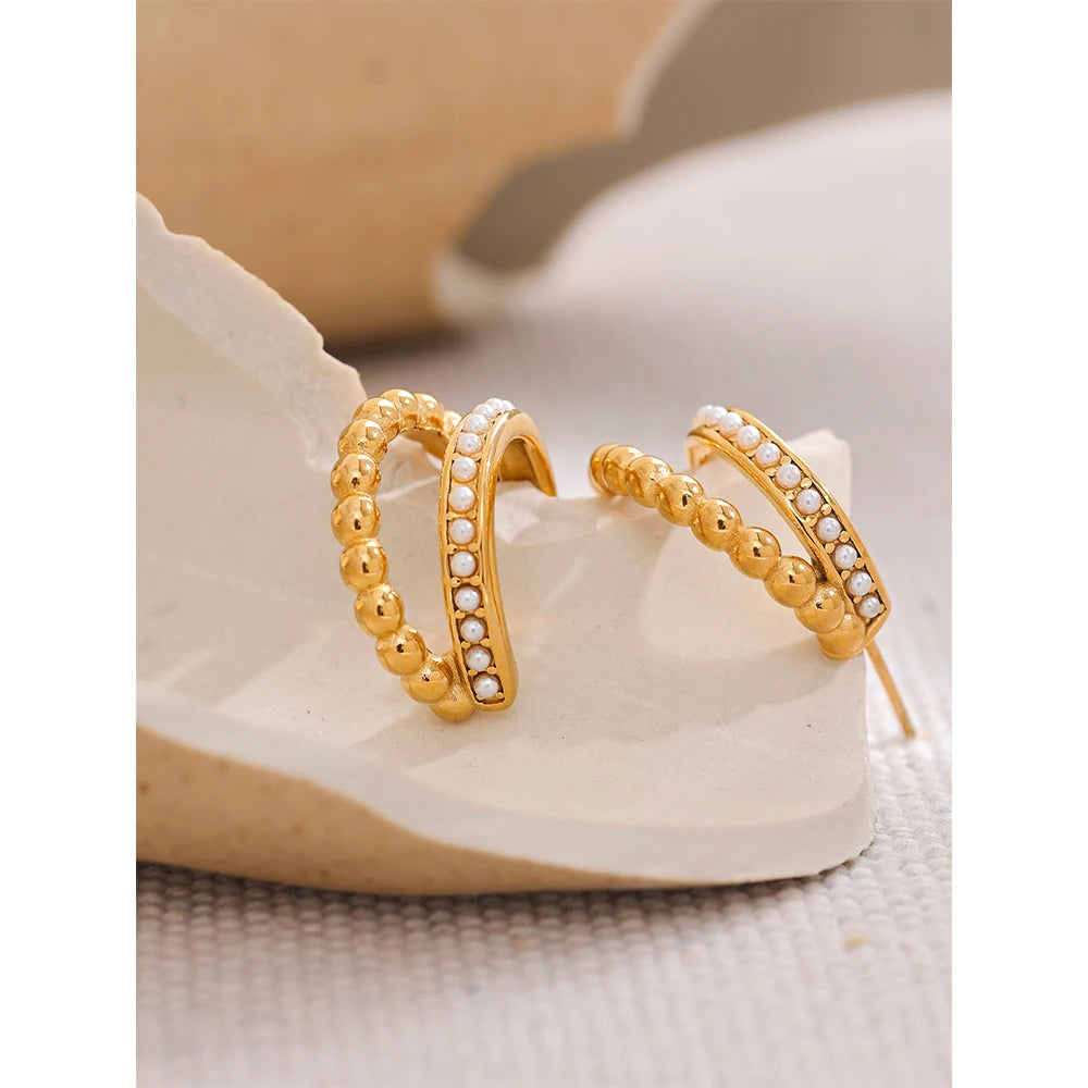 Brinco Vintage Banhado em Ouro 18K