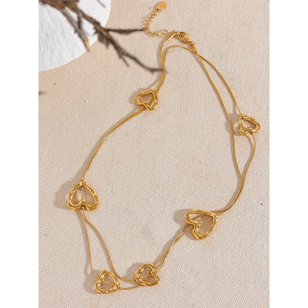 Colar Amor Banhado em Ouro 18K