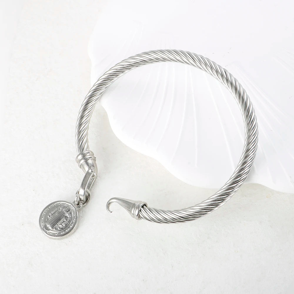 Bracelete São Bento Banhado em Ouro 18K