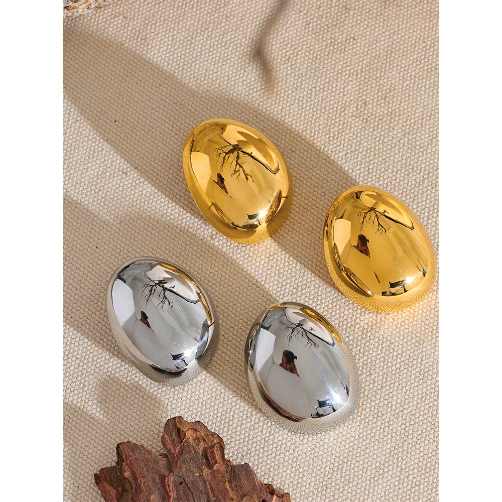 Brinco Esfera Irregular Banhado em Ouro 18K