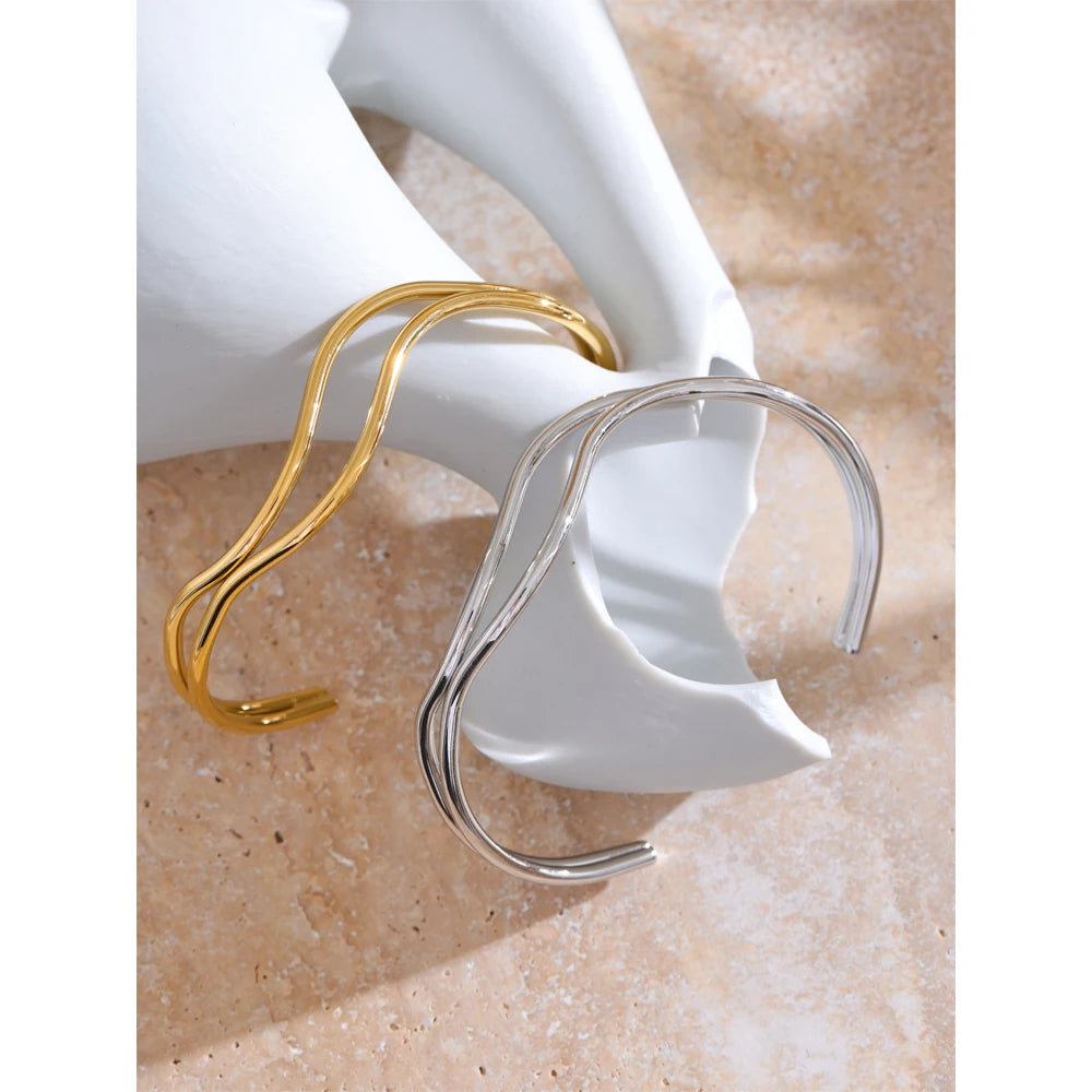 Bracelete New Unique Banhado em Ouro 18K