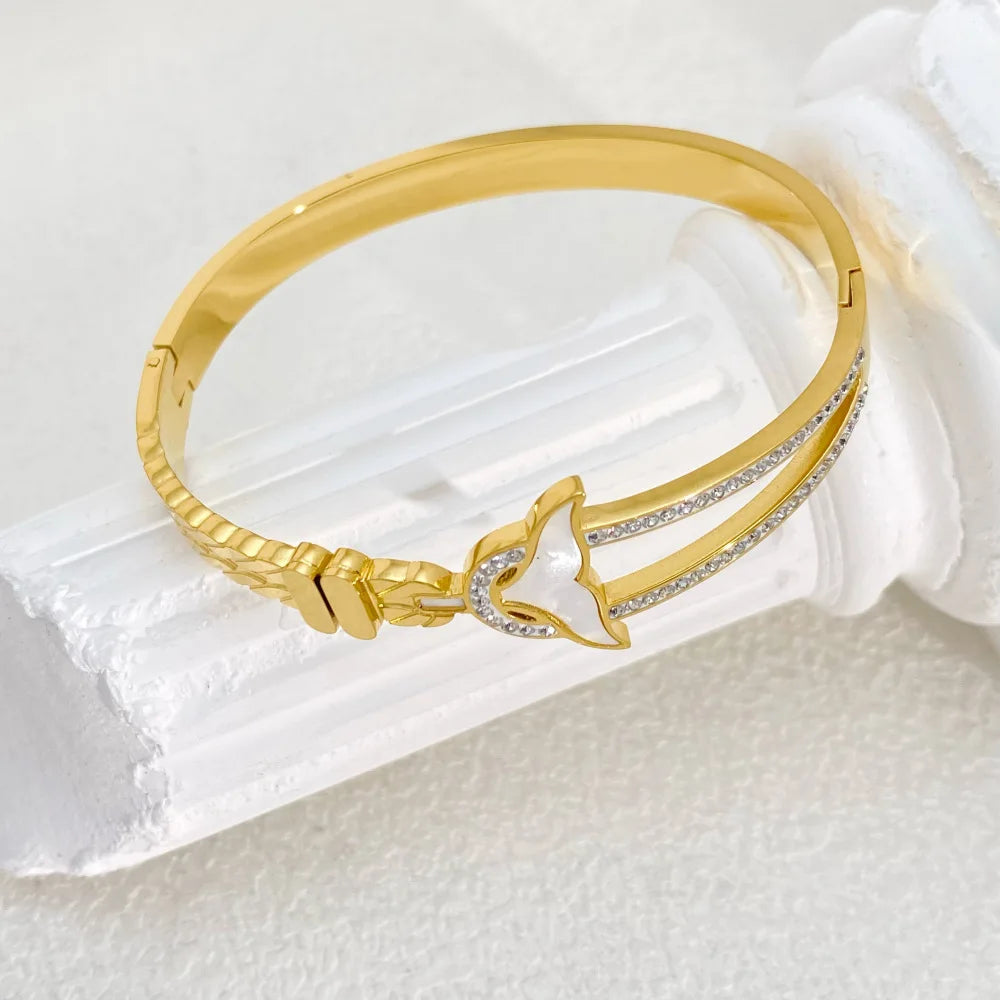 Bracelete Sereia Banhado em Ouro 18K