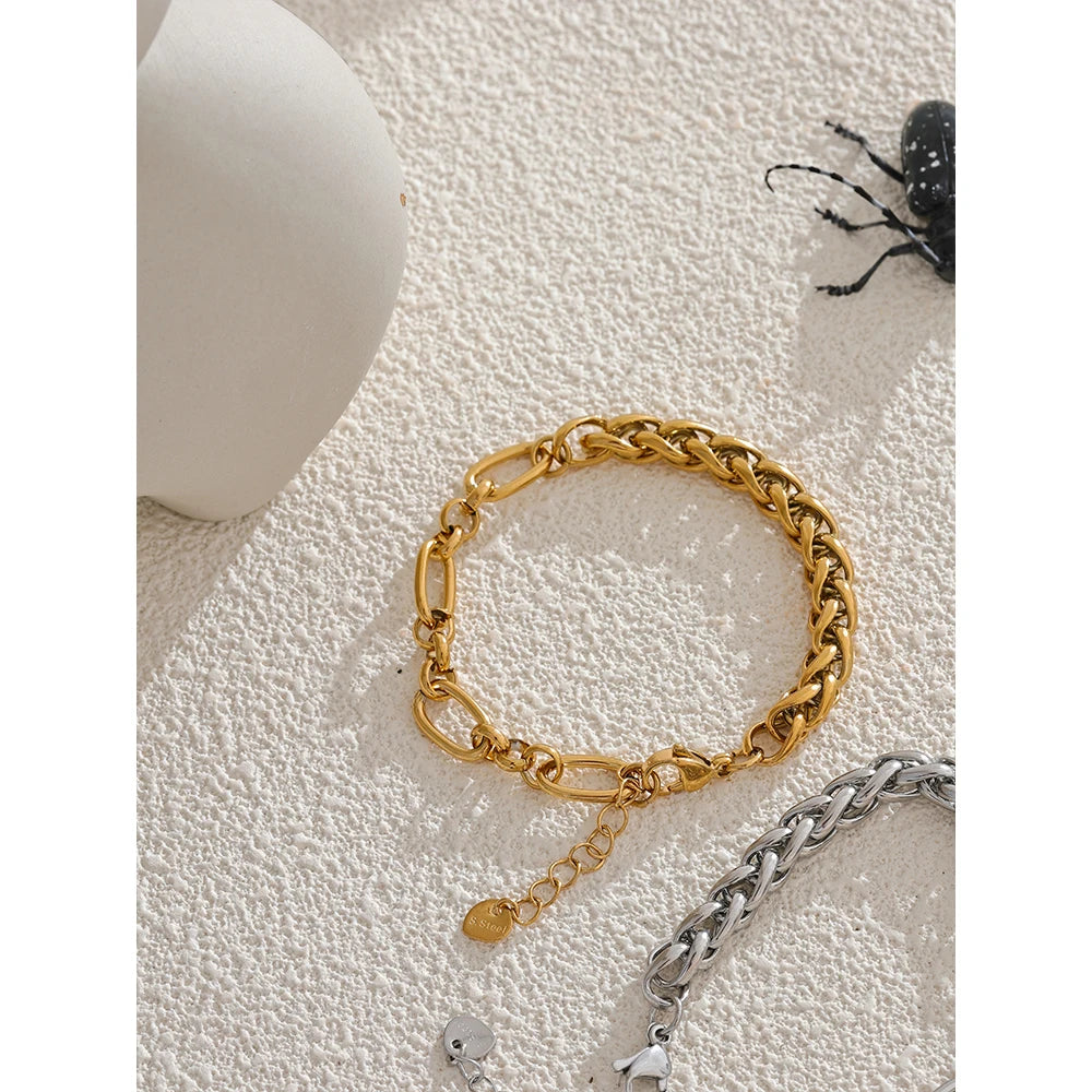 Pulseira Fashion Banhado em Ouro 18K