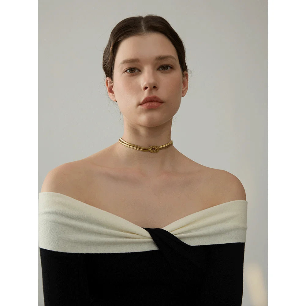 Chocker Cobra Banhado em Ouro 18K