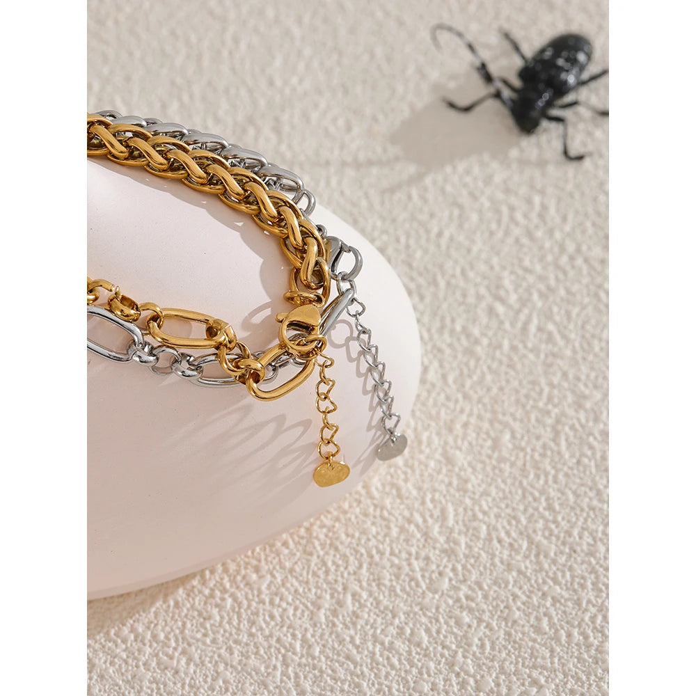 Pulseira Fashion Banhado em Ouro 18K