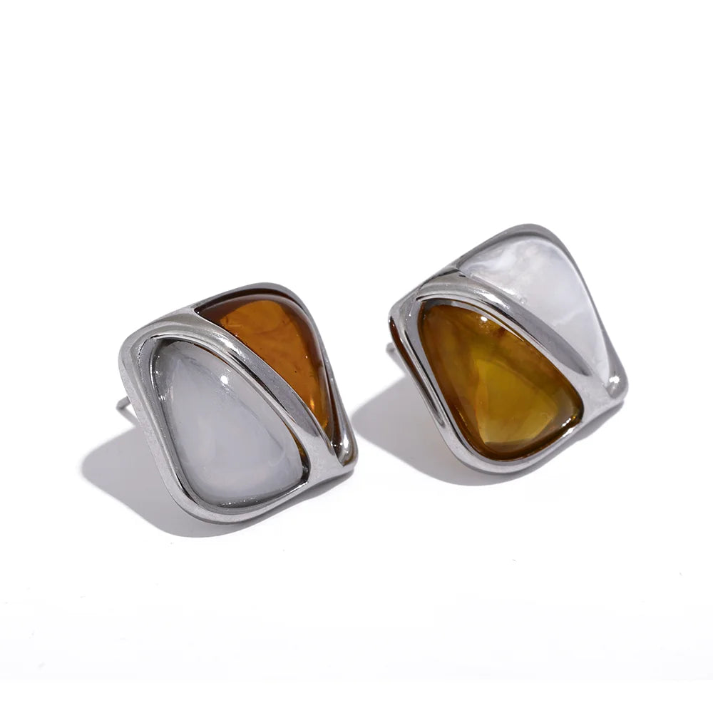 Brinco Caramel Banhado em Ouro 18K