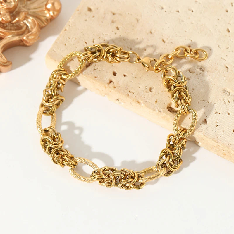 Pulseira Elos Elegance Banhado em Ouro 18K
