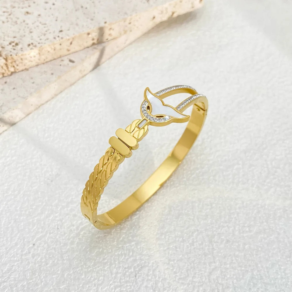 Bracelete Sereia Banhado em Ouro 18K