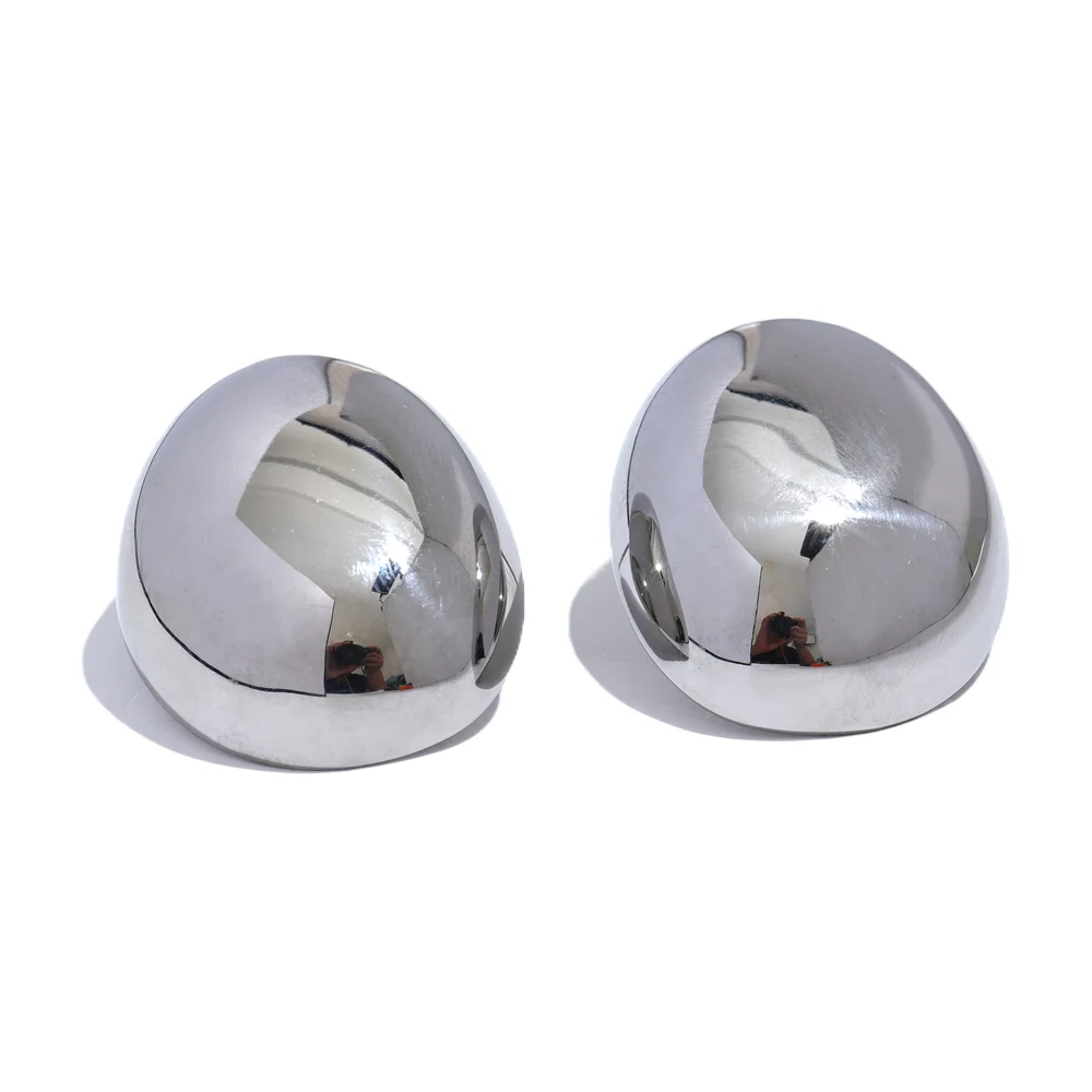 Brinco Esfera Irregular Banhado em Ouro 18K