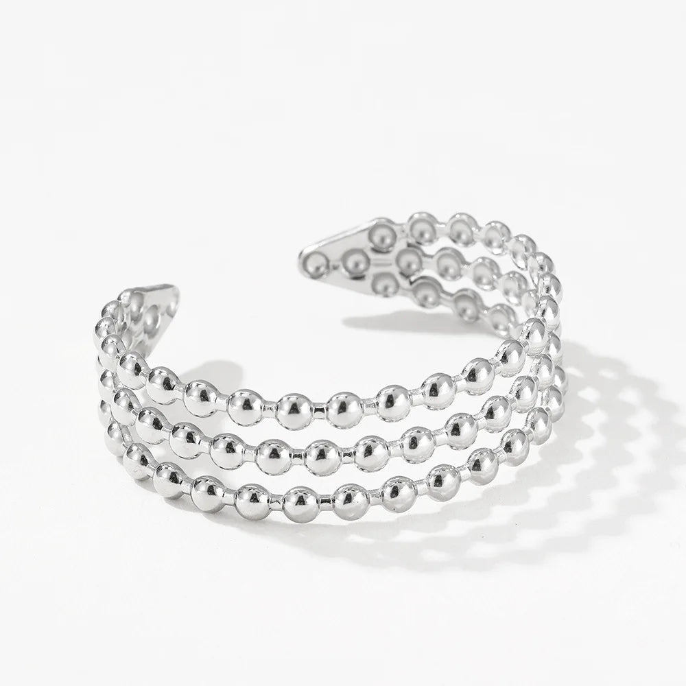 Bracelete 3 Camadas Banhado em Ouro 18K